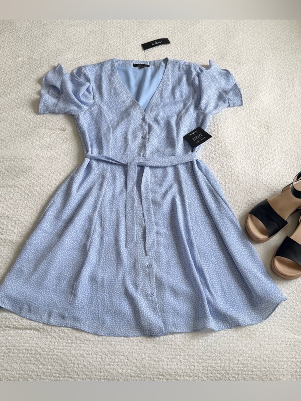 Lulu’s Pale Blue Mini Dress